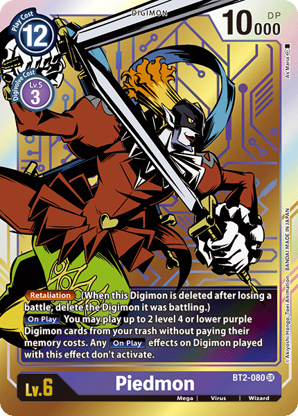 Piedmon [BT2-080] (Alternate Art) [Release Special Booster Ver.1.0] | Enigma On Main