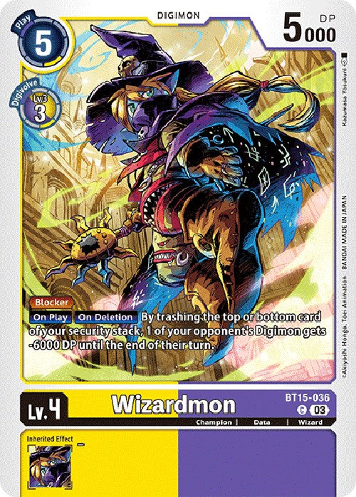 Wizardmon [BT15-036] [Exceed Apocalypse] | Enigma On Main