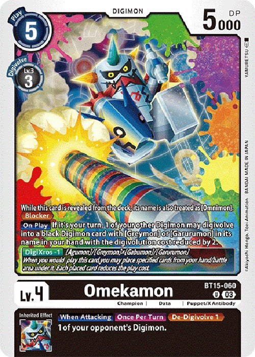 Omekamon [BT15-060] [Exceed Apocalypse] | Enigma On Main