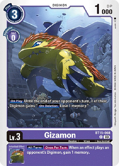 Gizamon [BT15-068] [Exceed Apocalypse] | Enigma On Main