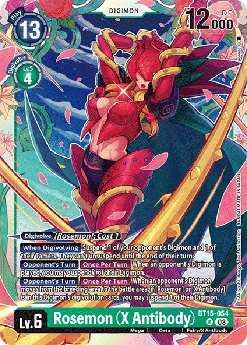 Rosemon [BT15-054] (X Antibody) [Exceed Apocalypse] | Enigma On Main