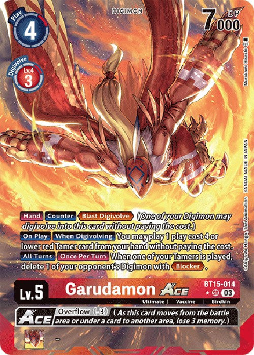 Garudamon Ace [BT15-014] (Alternate Art) [Exceed Apocalypse] | Enigma On Main