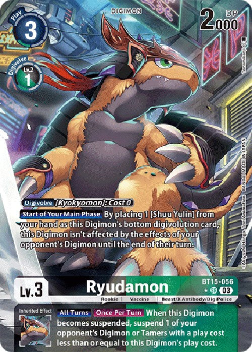 Ryudamon [BT15-056] (Alternate Art) [Exceed Apocalypse] | Enigma On Main