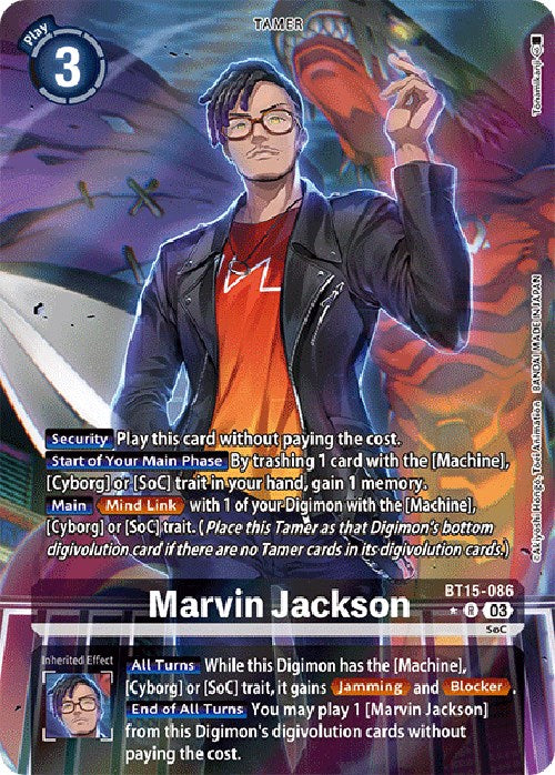 Marvin Jackson [BT15-086] (Alternate Art) [Exceed Apocalypse] | Enigma On Main