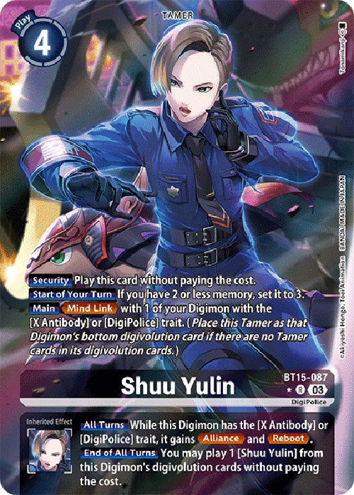 Shuu Yulin [BT15-087] (Alternate Art) [Exceed Apocalypse] | Enigma On Main