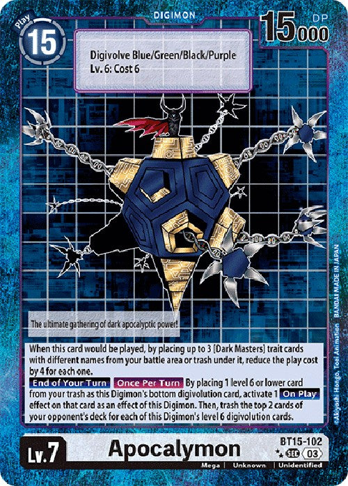 Apocalymon [BT15-102] (Special Edition Alternate Art) [Exceed Apocalypse] | Enigma On Main