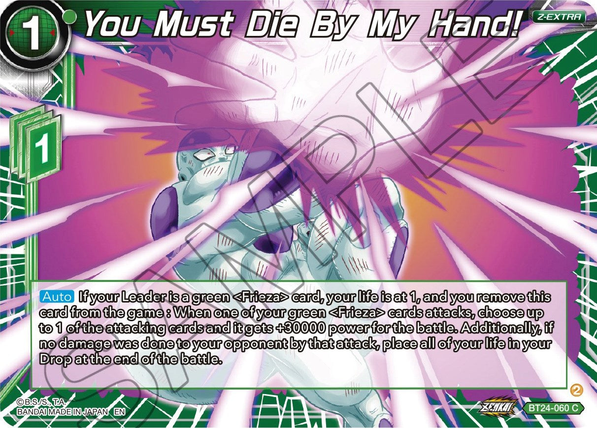 You Must Die By My Hand! (BT24-060) [Beyond Generations] | Enigma On Main