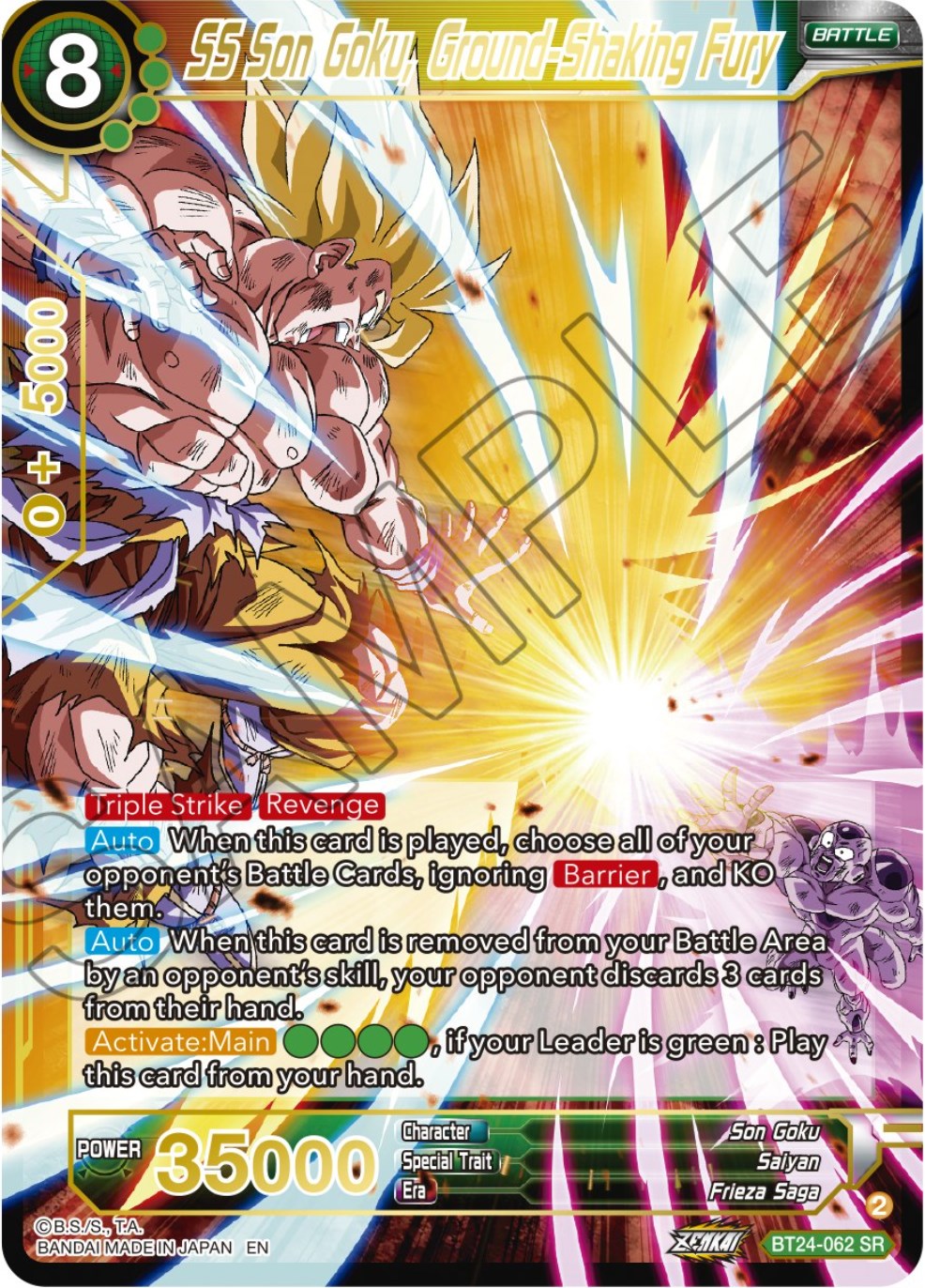 SS Son Goku, Ground-Shaking Fury (BT24-062) [Beyond Generations] | Enigma On Main