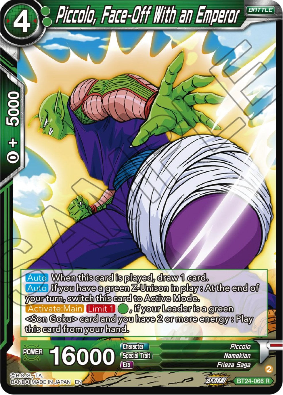 Piccolo, Face-Off With an Emperor (BT24-066) [Beyond Generations] | Enigma On Main