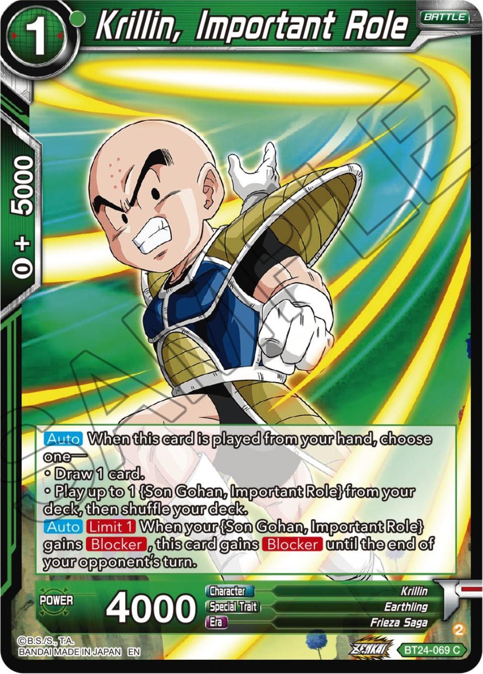 Krillin, Important Role (BT24-069) [Beyond Generations] | Enigma On Main