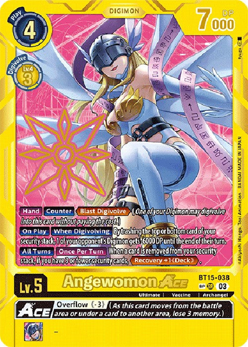 Angewomon Ace (Special Rare) [BT15-038] [Exceed Apocalypse] | Enigma On Main