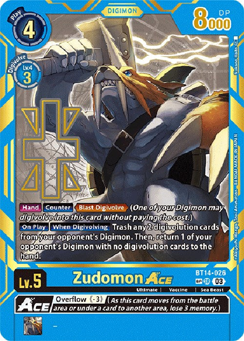 Zudomon Ace [BT14-026] [Exceed Apocalypse] | Enigma On Main