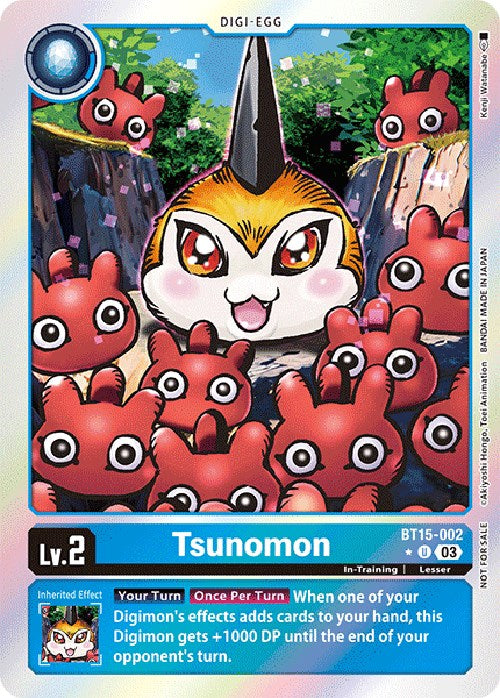 Tsunomon [BT15-002] (Exceed Apocalypse Box Promotion Pack) [Exceed Apocalypse Promos] | Enigma On Main