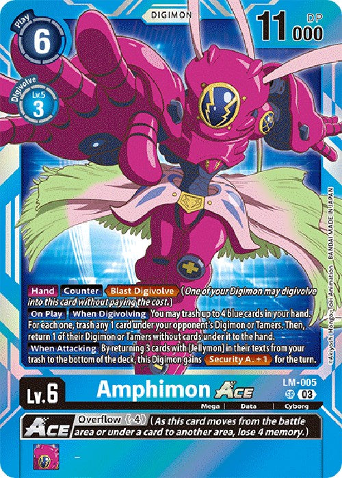 Amphimon Ace [LM-005] (English Exclusive) [Exceed Apocalypse] | Enigma On Main