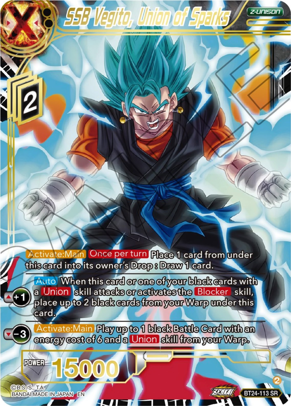 SSB Vegito, Union of Sparks (BT24-113) [Beyond Generations] | Enigma On Main