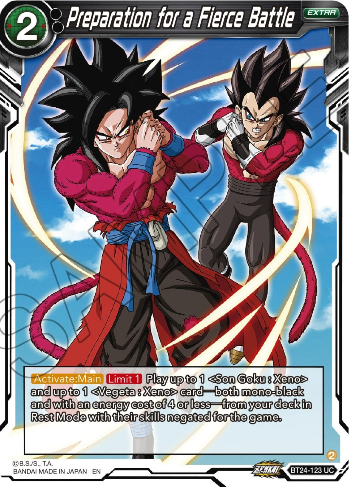 Preparation for a Fierce Battle (BT24-123) [Beyond Generations] | Enigma On Main