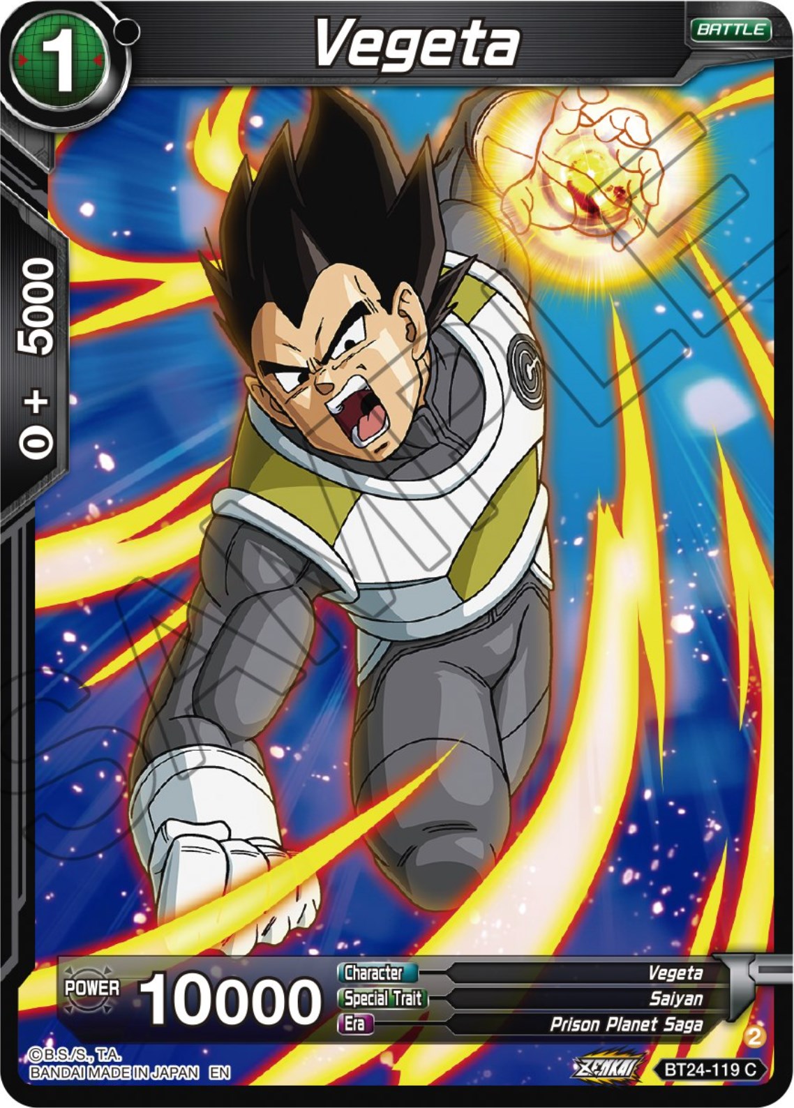 Vegeta (BT24-119) [Beyond Generations] | Enigma On Main