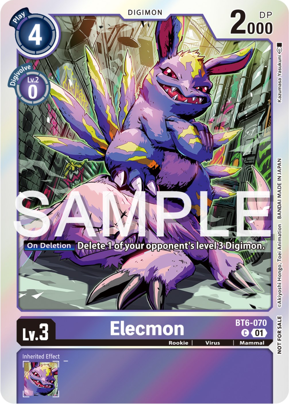 Elecmon [BT6-070] (Official Tournament Pack Vol.12) [Double Diamond Promos] | Enigma On Main