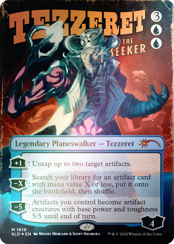 Tezzeret the Seeker (1619) (Rainbow Foil) [Secret Lair Drop Series] | Enigma On Main