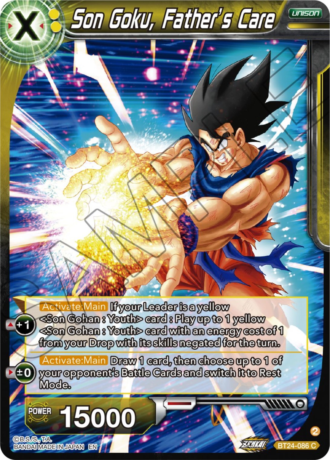 Son Goku, Father's Care (BT24-086) [Beyond Generations] | Enigma On Main