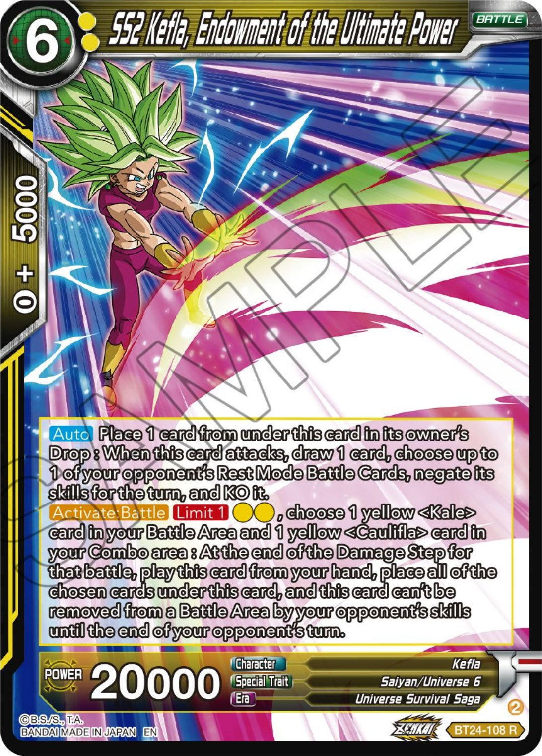 SS2 Kefla, Endowment of the Ultimate Power (BT24-108) [Beyond Generations] | Enigma On Main