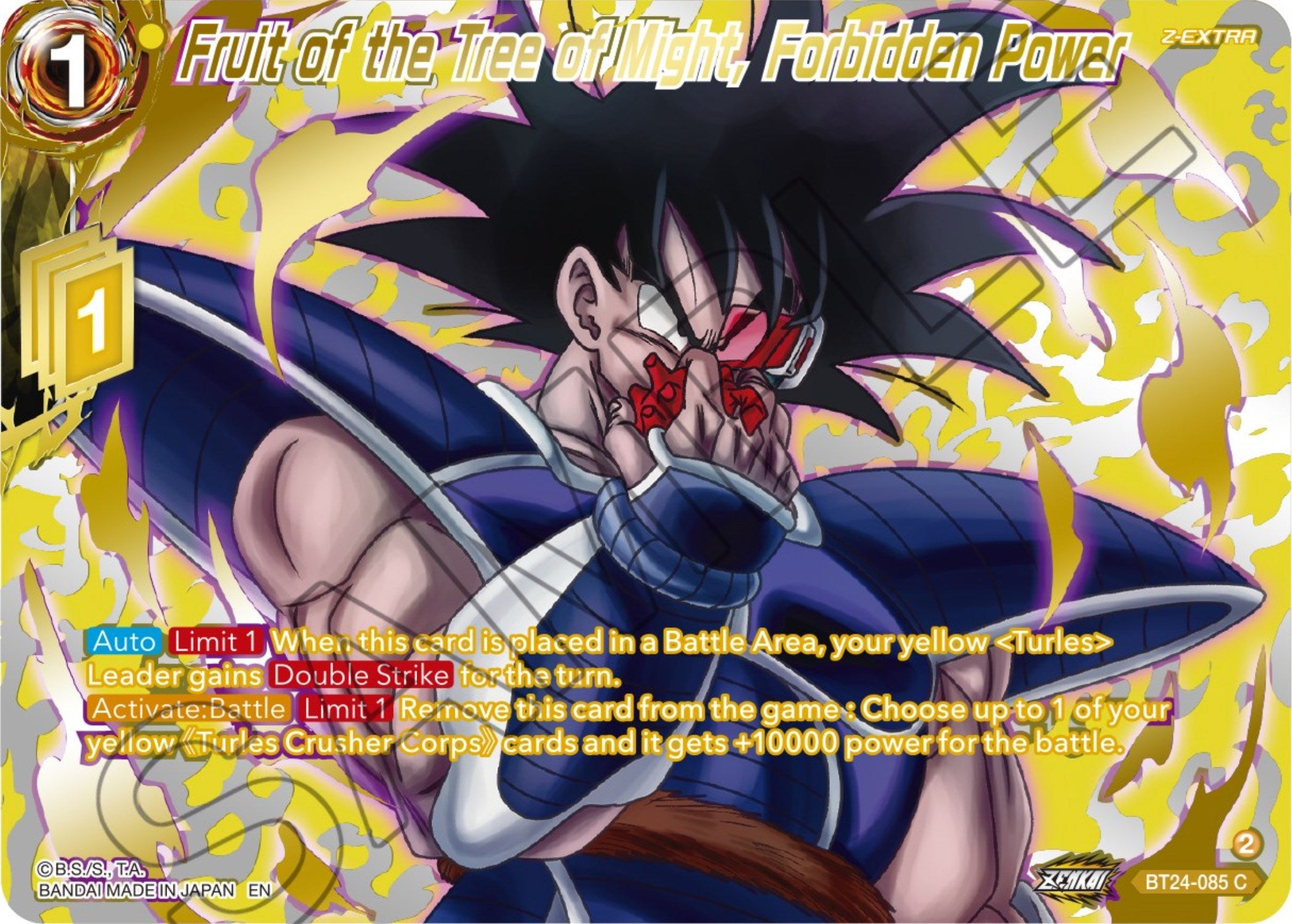 Fruit of the Tree of Might, Forbidden Power (Collector Booster) (BT24-085) [Beyond Generations] | Enigma On Main