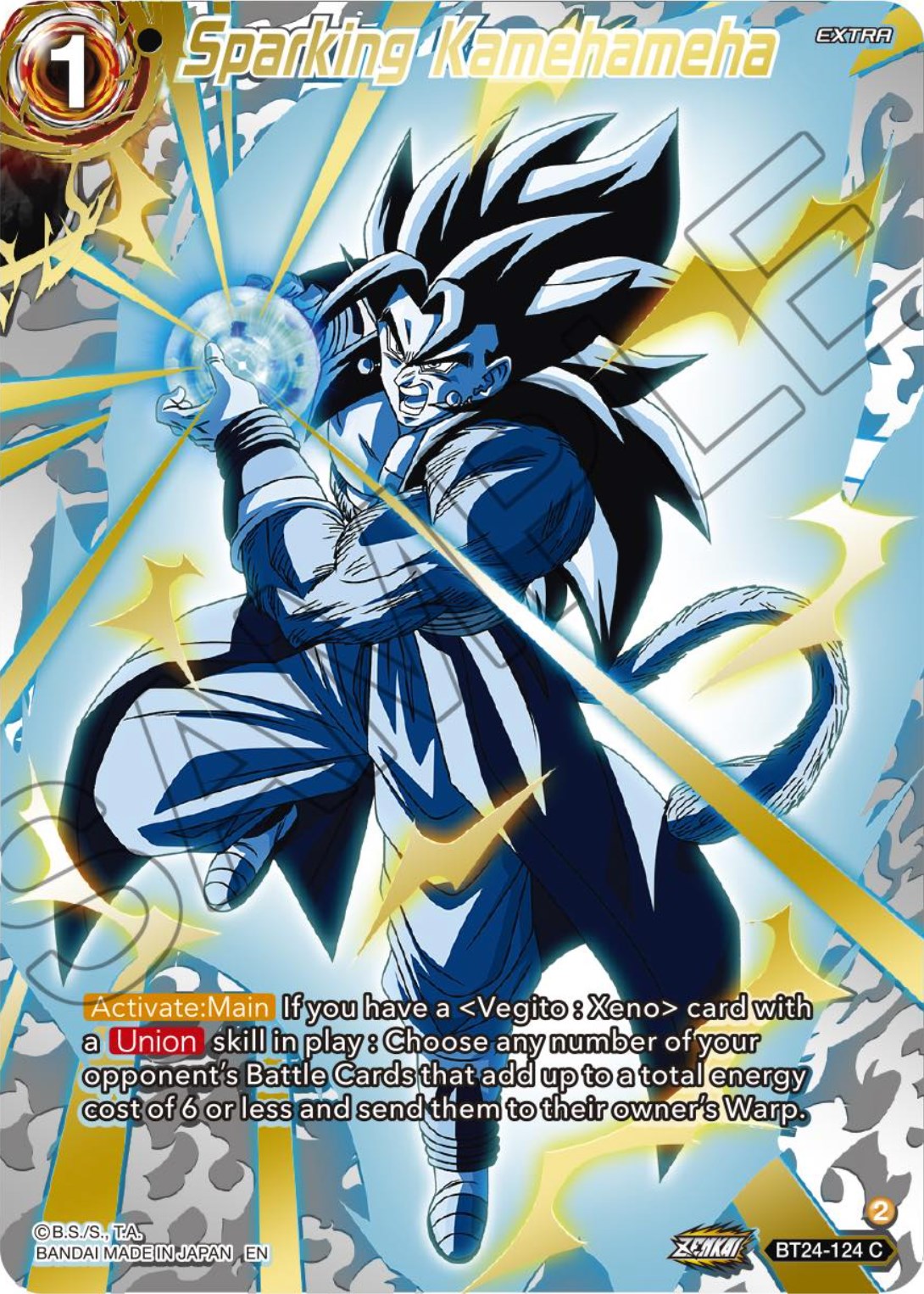 Sparking Kamehameha (Collector Booster) (BT24-124) [Beyond Generations] | Enigma On Main