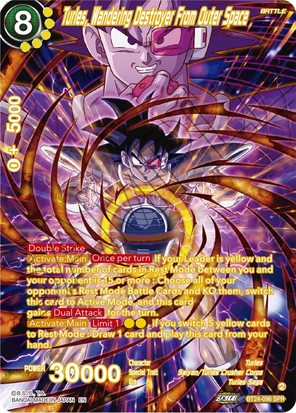 Turles, Wandering Destroyer From Outer Space (SPR) (BT24-096) [Beyond Generations] | Enigma On Main