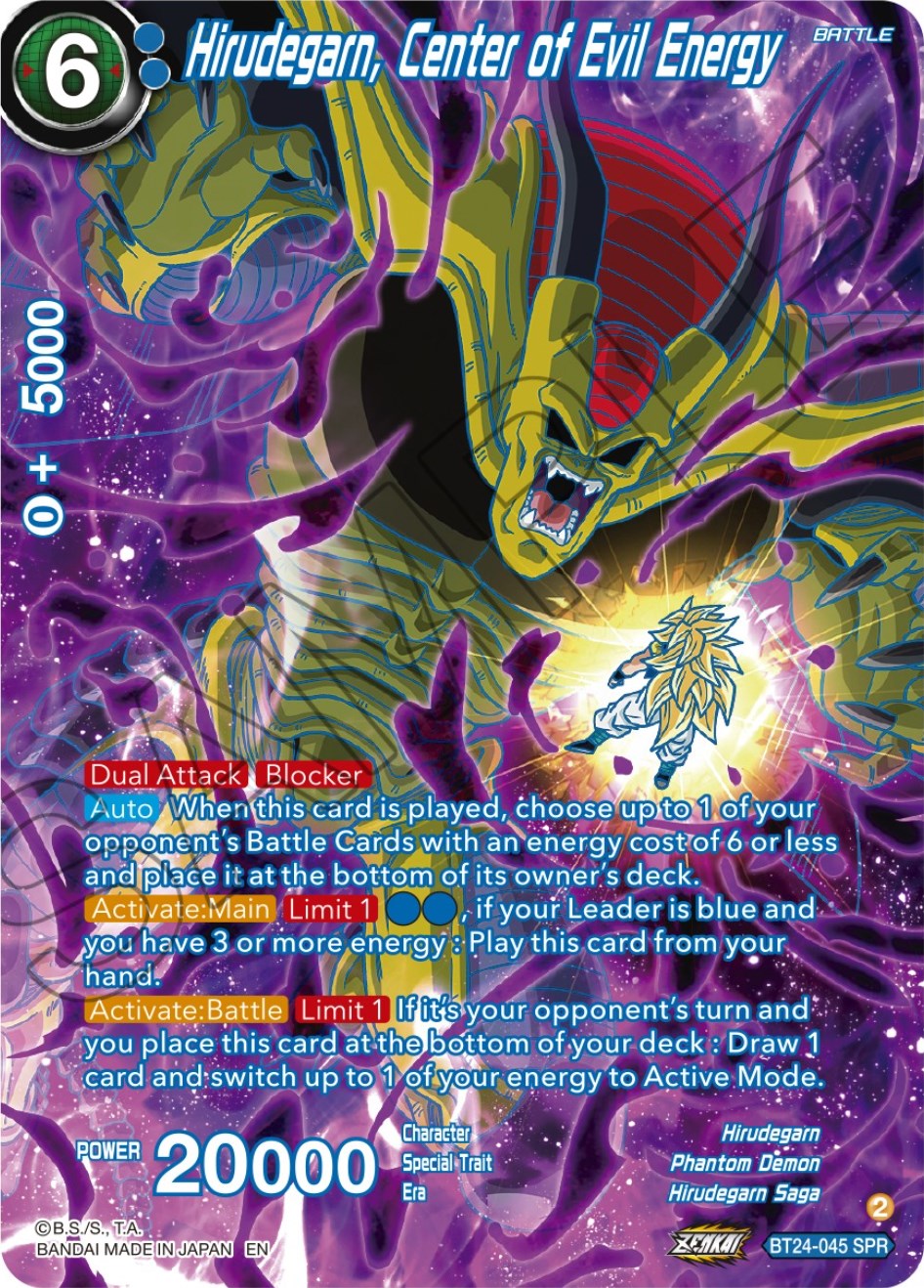 Hirudegarn, Center of Evil Energy (SPR) (BT24-045) [Beyond Generations] | Enigma On Main