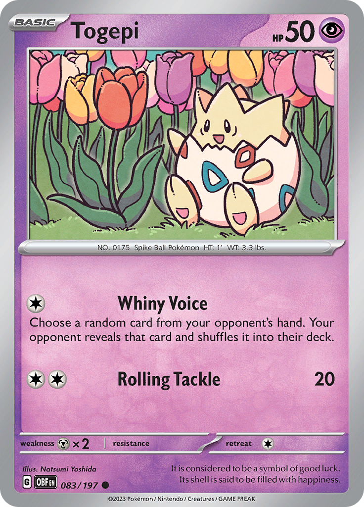 Togepi (083/197) [Scarlet & Violet: Obsidian Flames] | Enigma On Main