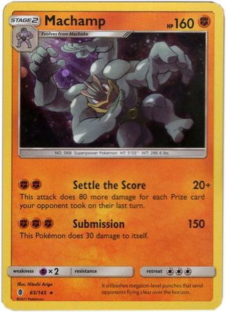 Machamp (65/145) (Cosmos Holo) [Sun & Moon: Guardians Rising] | Enigma On Main