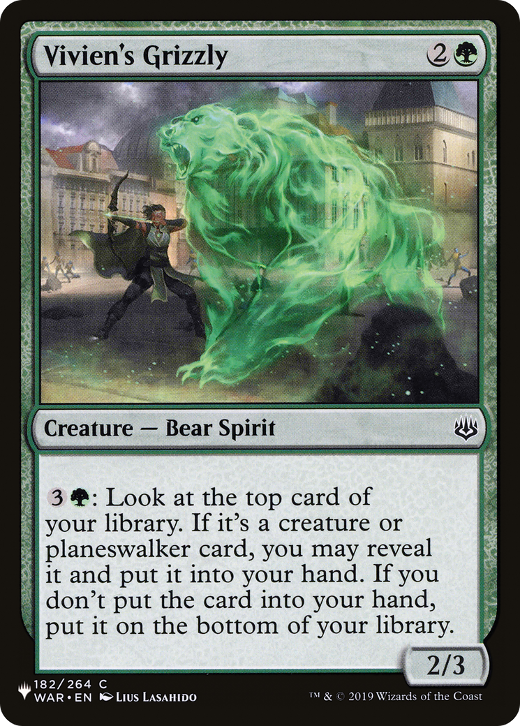 Vivien's Grizzly [The List Reprints] | Enigma On Main