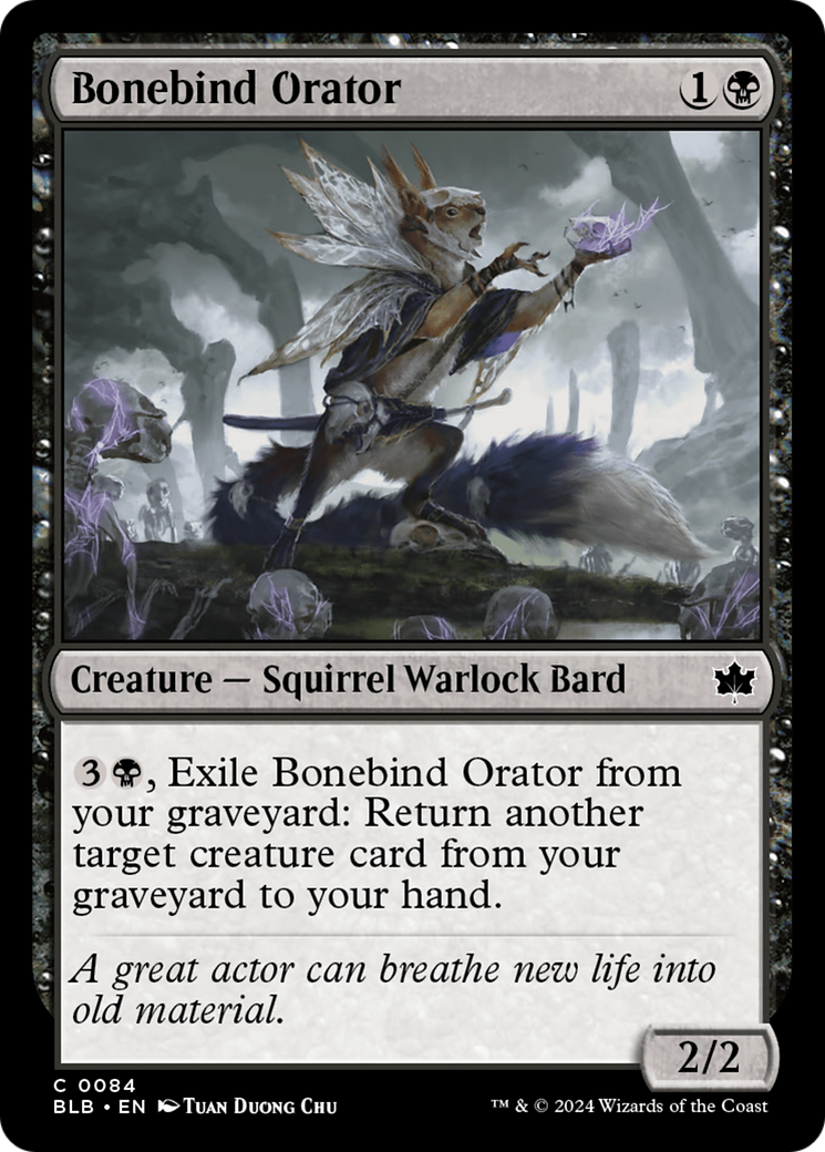 Bonebind Orator [Bloomburrow] | Enigma On Main