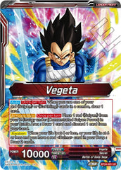 Vegeta // Vegeta, Awakened Feelings (SLR) (BT24-001) [Beyond Generations] | Enigma On Main