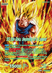 Son Goku // SS Son Goku, Beginning of a Legend (SLR) (BT24-055) [Beyond Generations] | Enigma On Main