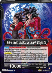 SS4 Son Goku & SS4 Vegeta // SS4 Vegito, Sparking Potara Warrior (SLR) (BT24-112) [Beyond Generations] | Enigma On Main