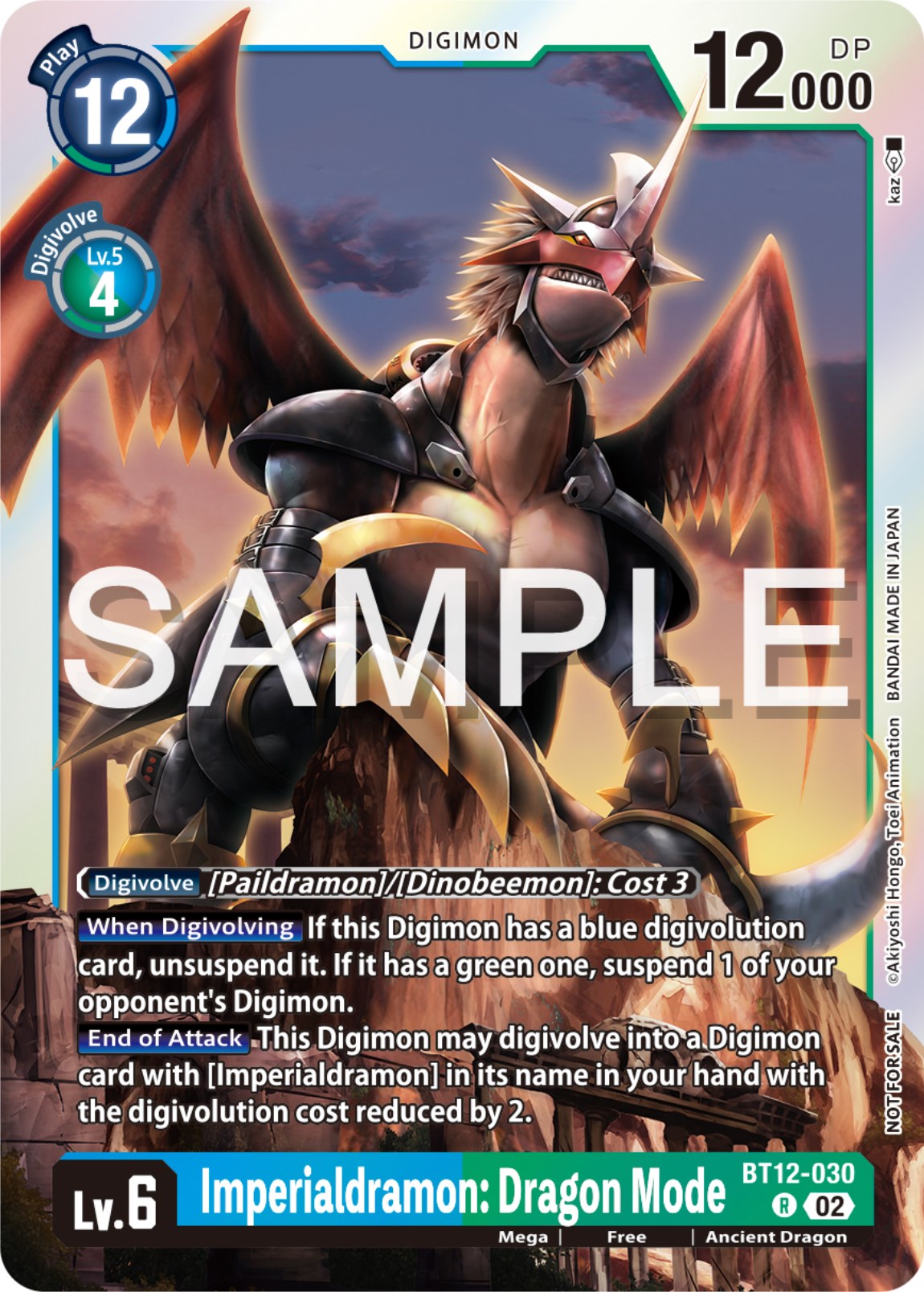 Imperialdramon: Dragon Mode [BT12-030] (Event Pack 6) [Across Time Promos] | Enigma On Main