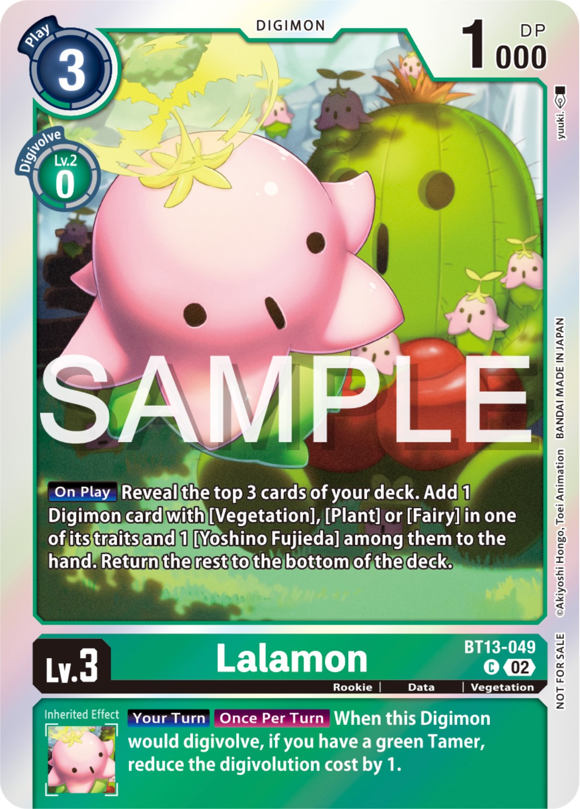 Lalamon [BT13-049] (Event Pack 6) [Versus Royal Knights Promos] | Enigma On Main