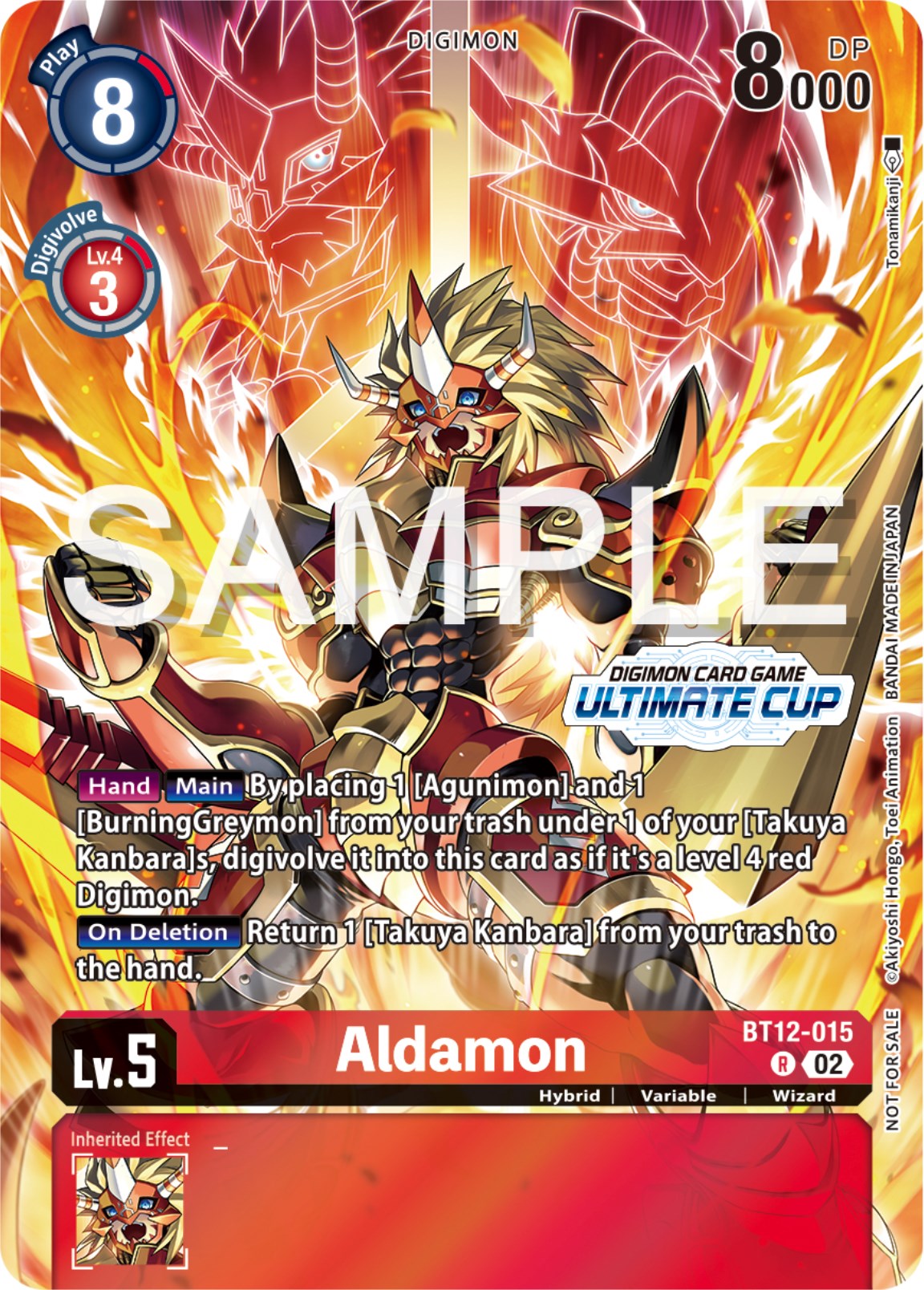 Aldamon [BT12-015] (Ultimate Cup 2024) [Across Time Promos] | Enigma On Main