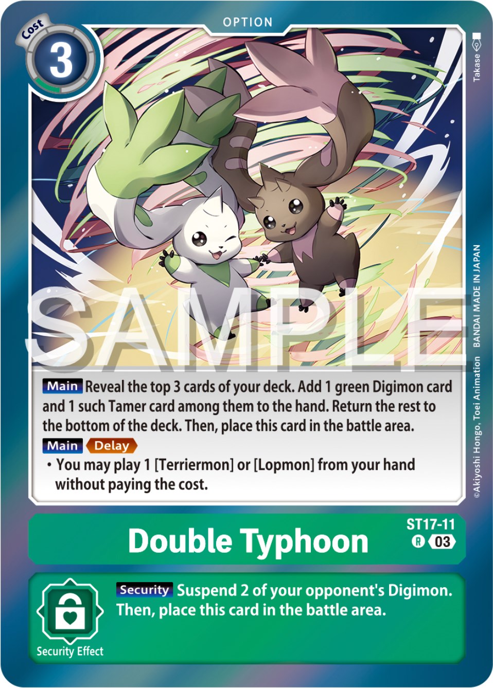 Double Typhoon [ST17-11] [Starter Deck: Double Typhoon Advanced Deck Set] | Enigma On Main