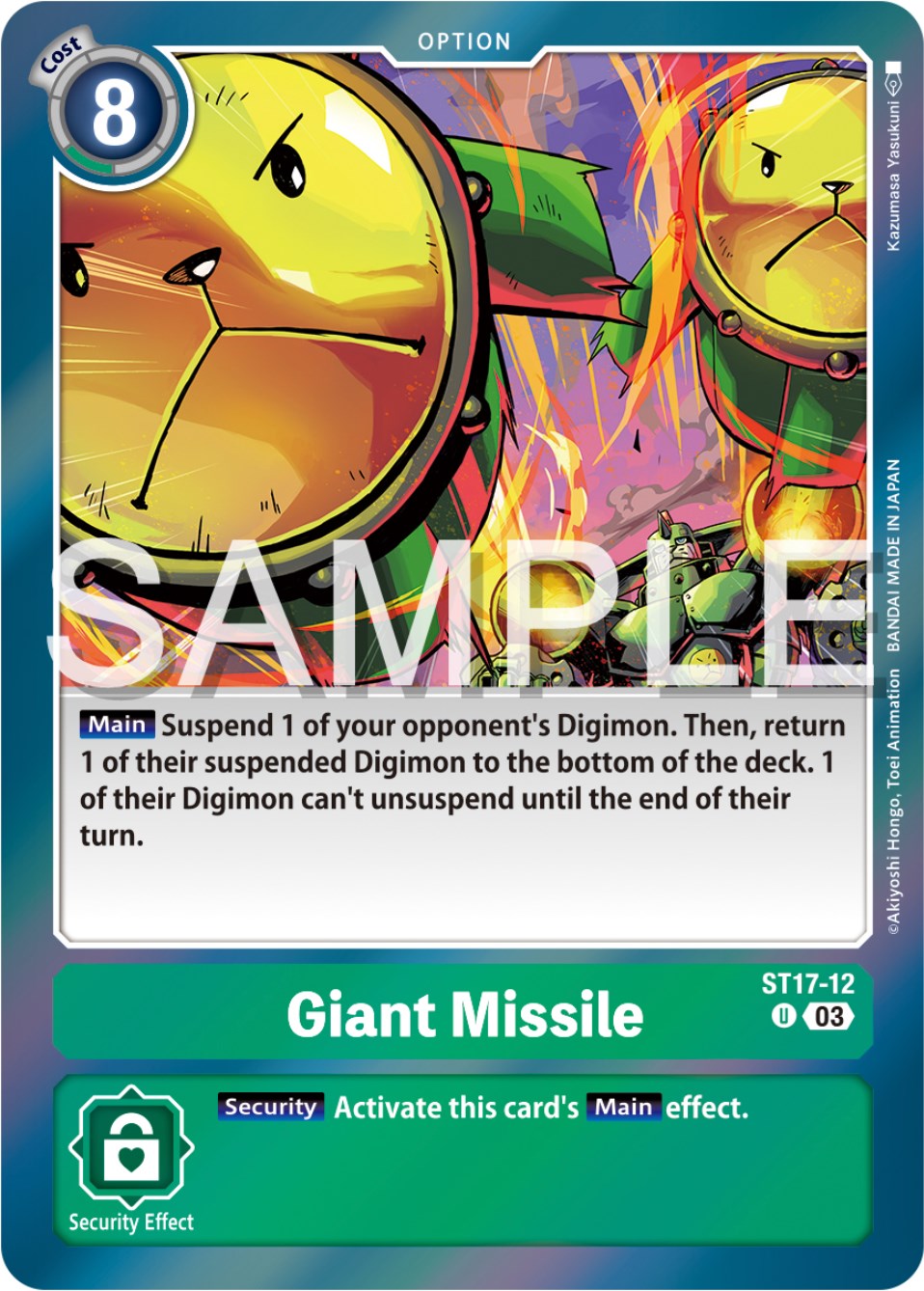 Giant Missile [ST17-12] [Starter Deck: Double Typhoon Advanced Deck Set] | Enigma On Main