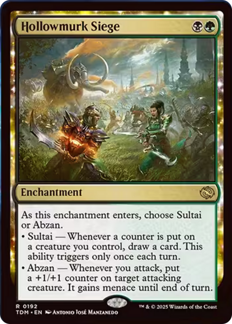 Hollowmurk Siege [Tarkir: Dragonstorm] | Enigma On Main