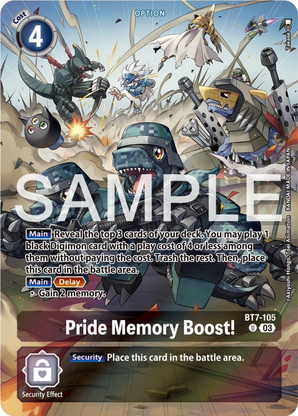 Pride Memory Boost! [BT7-105] (Reprint) [Starter Deck: Double Typhoon Advanced Deck Set] | Enigma On Main