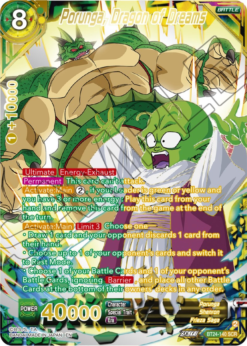 Porunga, Dragon of Dreams (Collector Booster) (BT24-140) [Beyond Generations] | Enigma On Main