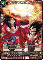 SS4 Son Goku & SS4 Vegeta, Combo Attack (Zenkai Series Tournament Pack Vol.7) (P-585) [Tournament Promotion Cards] | Enigma On Main