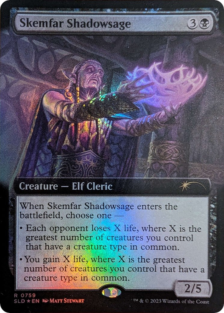 Skemfar Shadowsage (Extended Art) [Secret Lair Drop Series] | Enigma On Main