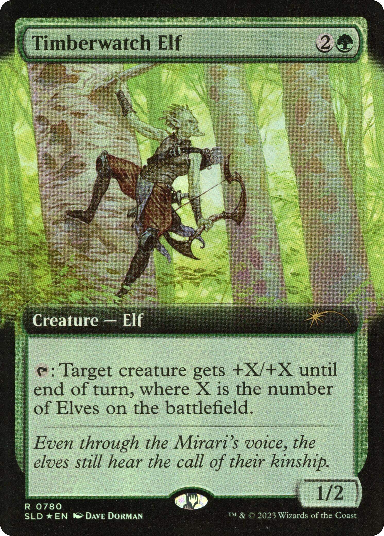 Timberwatch Elf (Extended Art) [Secret Lair Drop Series] | Enigma On Main