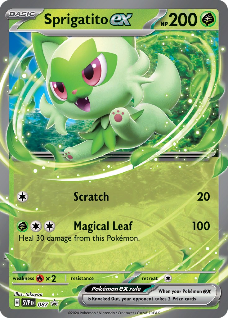 Sprigatito ex (087) [Scarlet & Violet: Black Star Promos] | Enigma On Main