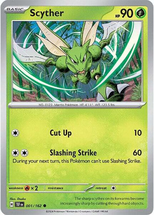 Scyther (001/162) [Scarlet & Violet: Temporal Forces] | Enigma On Main