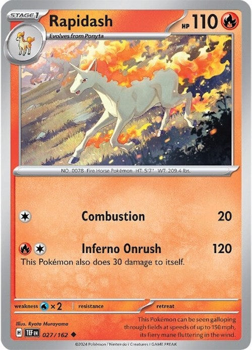 Rapidash (027/162) [Scarlet & Violet: Temporal Forces] | Enigma On Main